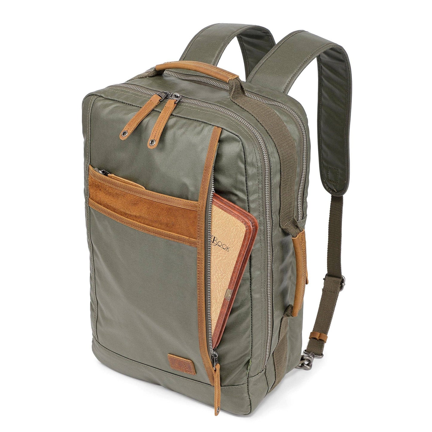 TSD Brand - Madrone Coated Canvas Backpack