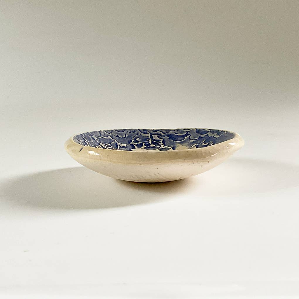 Walton Clay Studio - Pottery Dish Bowl - Crescent Moon