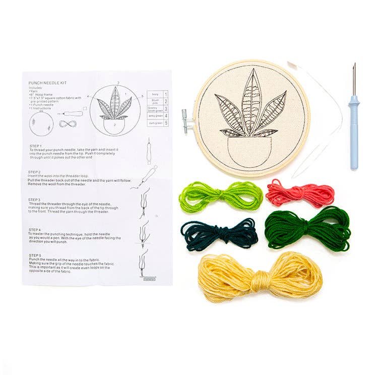 Plant Punch Needle Kit