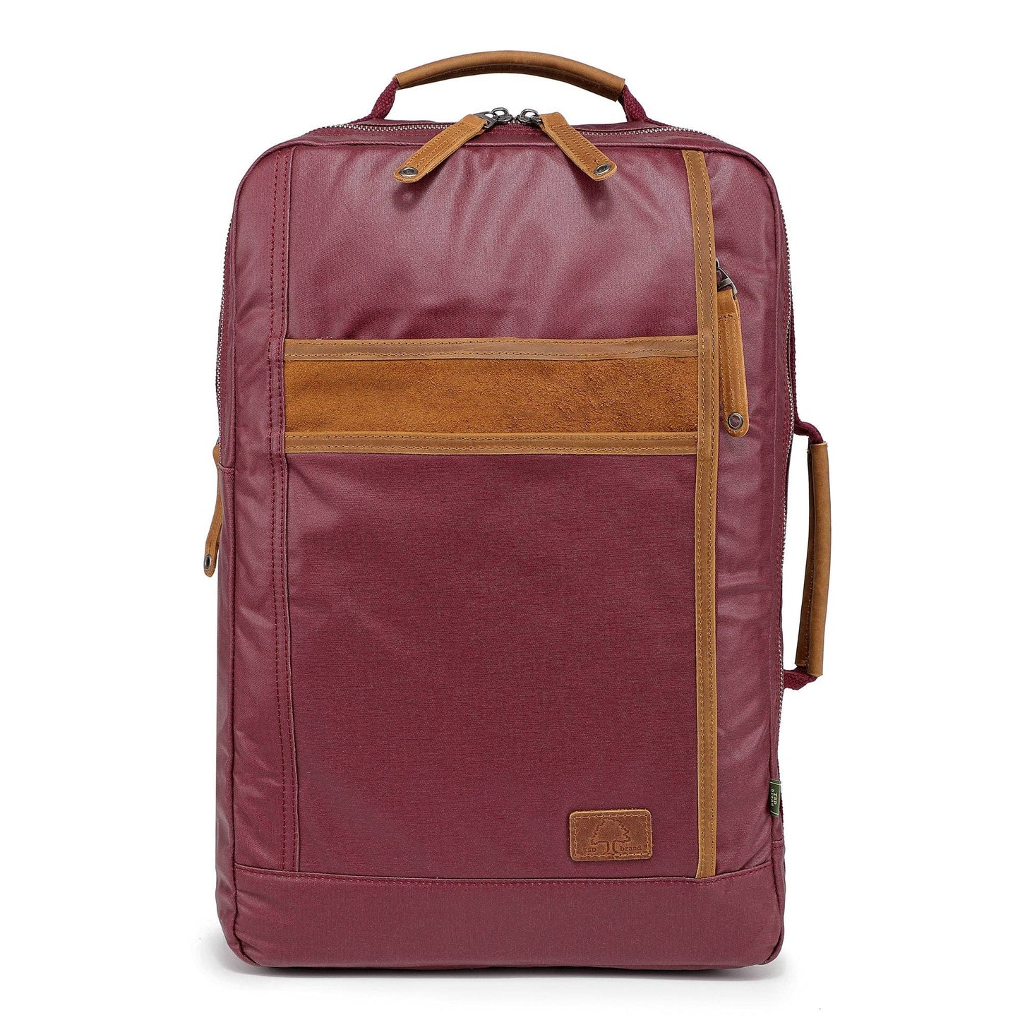TSD Brand - Madrone Coated Canvas Backpack
