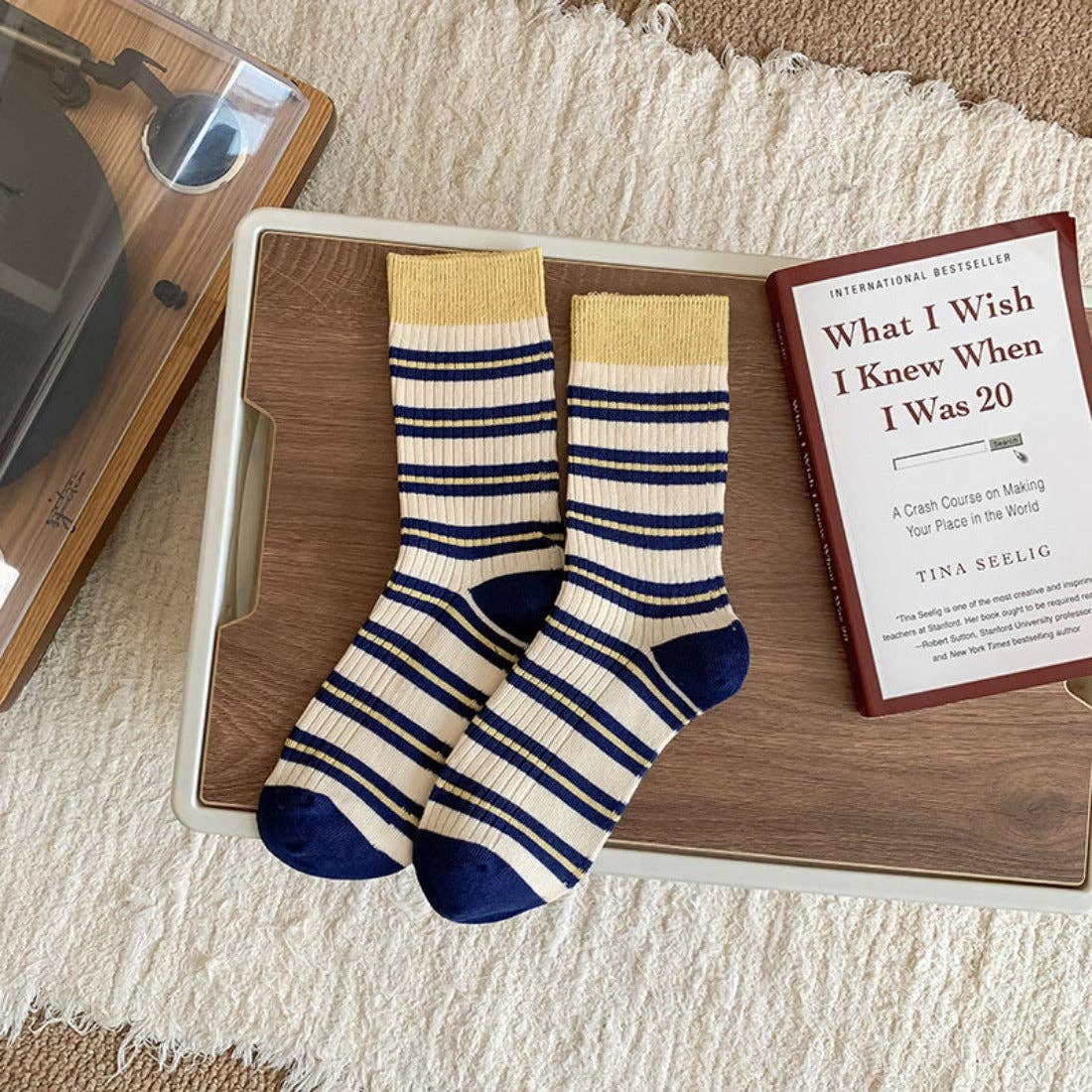 Funkyrel® Atzbranding Limited - Rufia - Striped Women's Socks