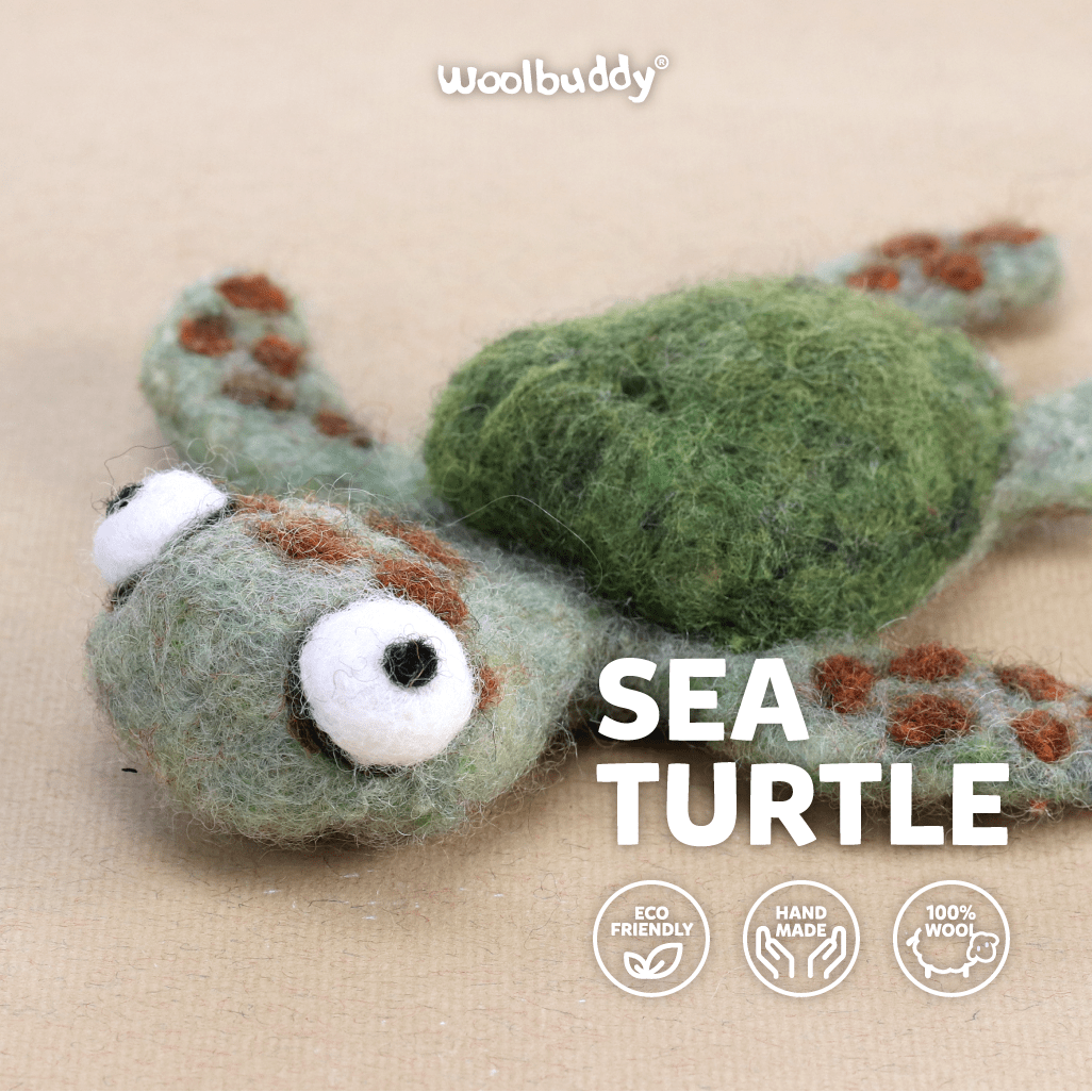 Woolbuddy - Needle Felting Kit - Sea Turtle
