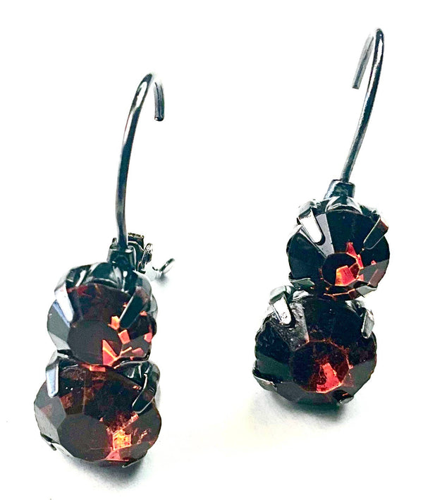 Lost & Found Trading -.Rhinestone On Latch / Smoked Topaz