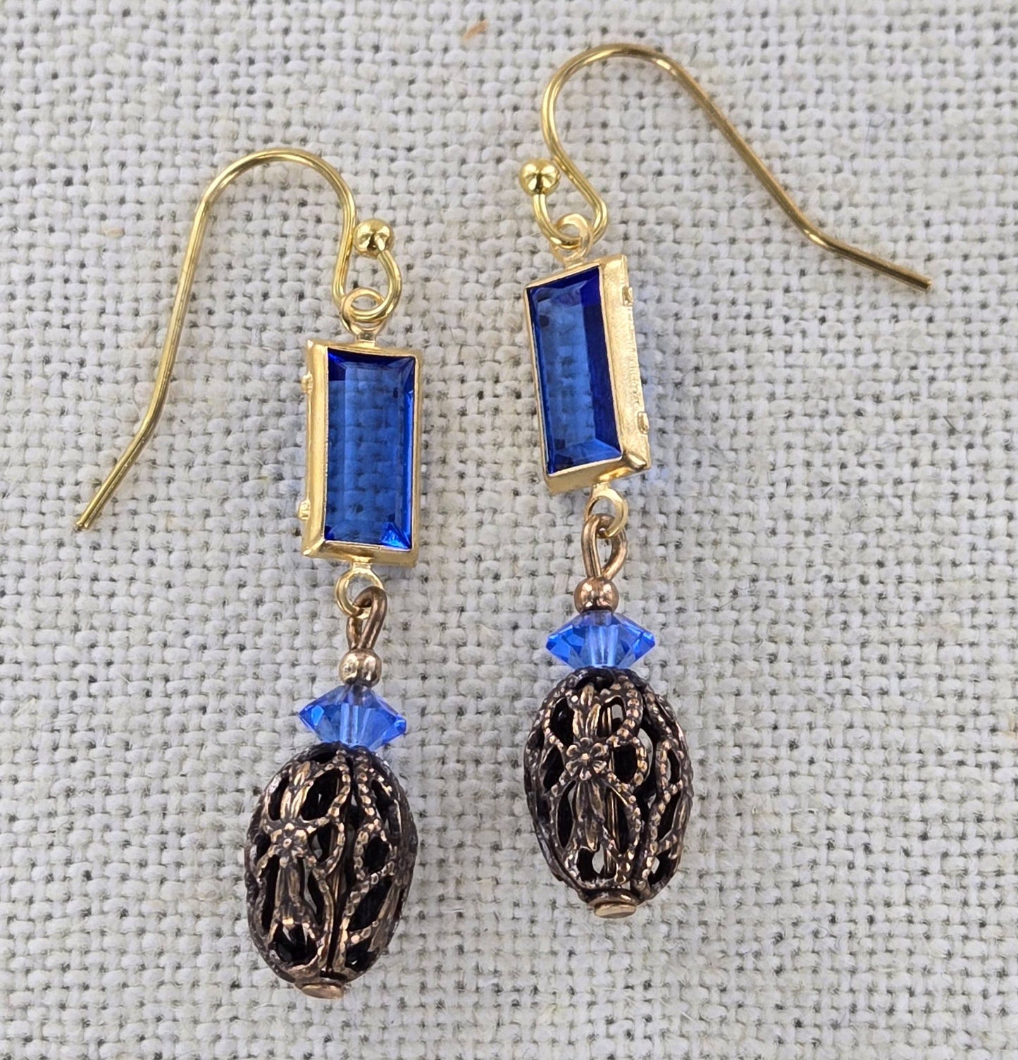 Sadie Green's Jewelry - Crystal Filigree Earring