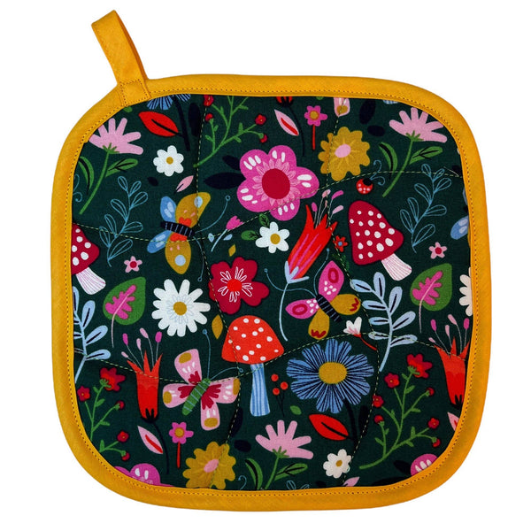 Collisionware - Floral Mushroom Pot Holder