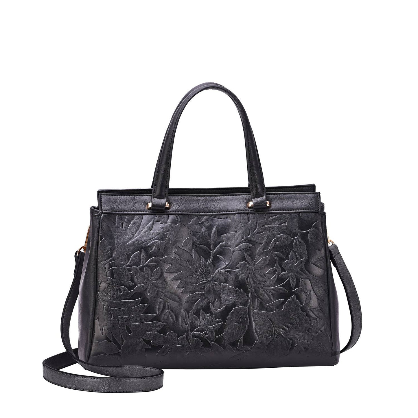 Mellow World - Salome 3D Embossed Floral Satchel