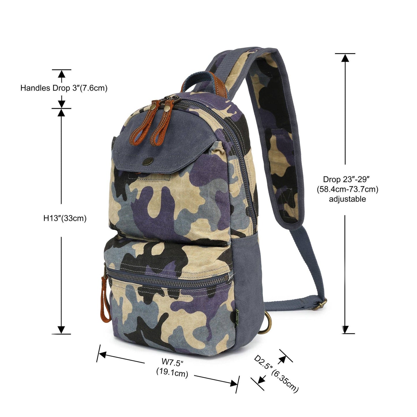 TSD Brand - Mountain Leaf Sling Bag