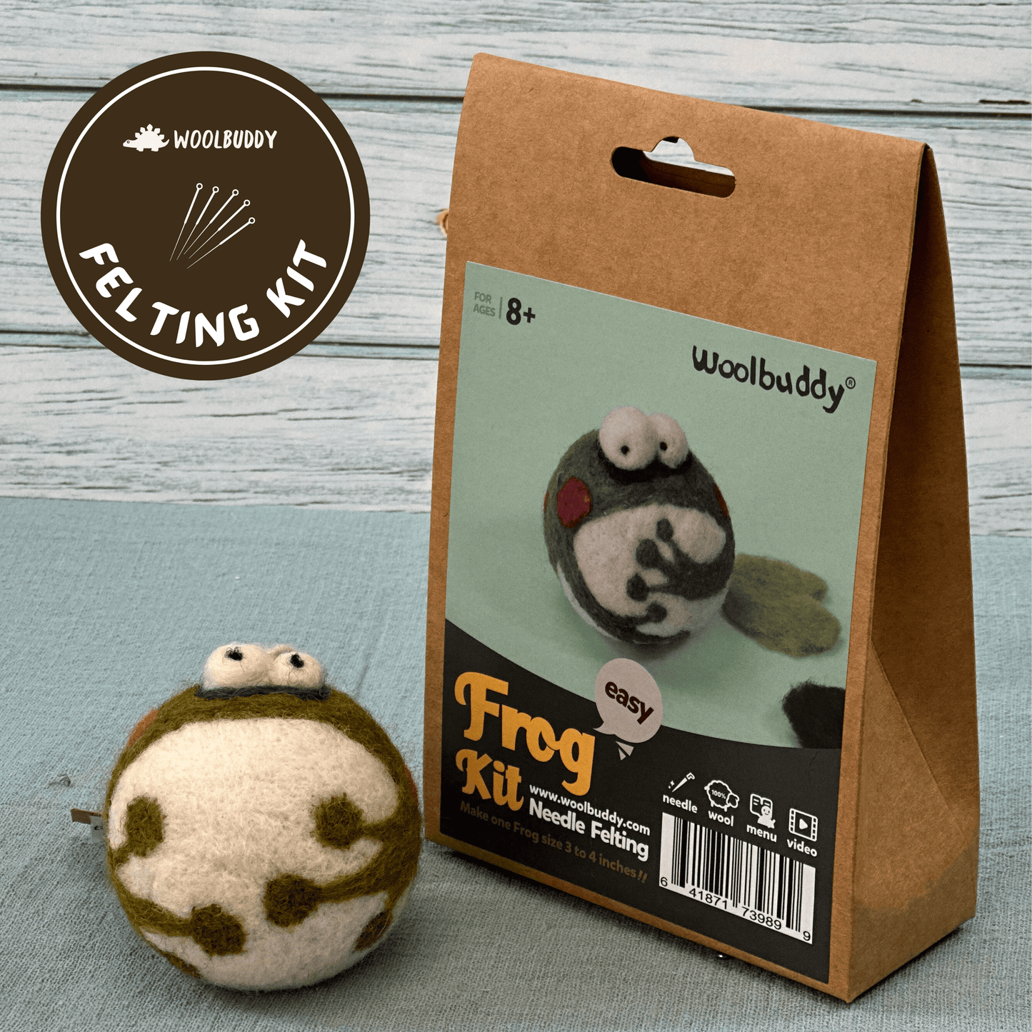 Woolbuddy - DIY Needle Felting Kit – Frog