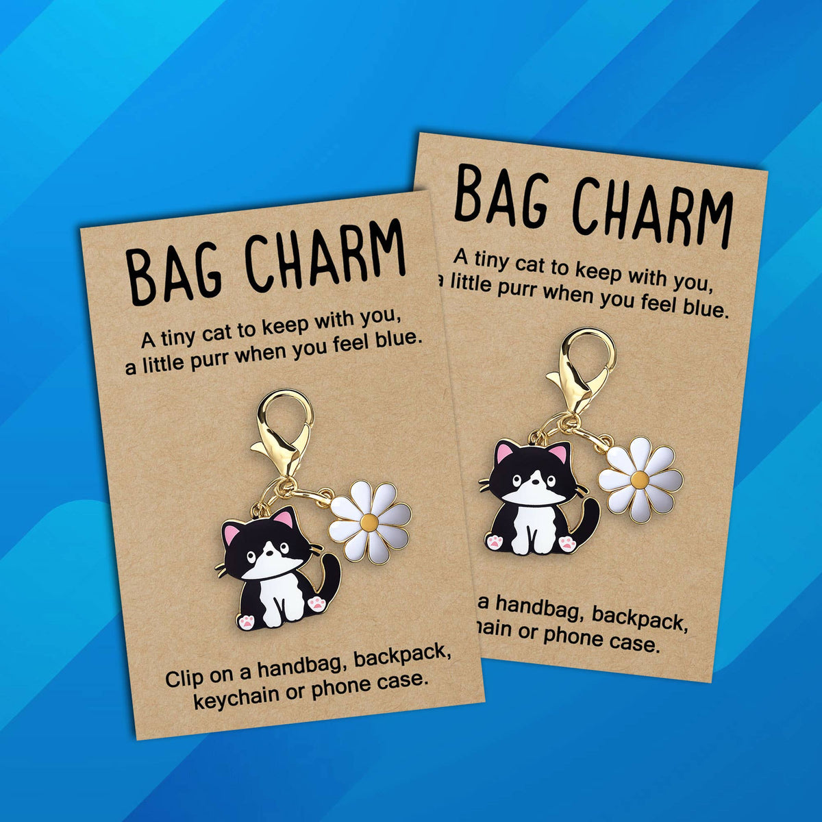Coastal Creators of Connecticut. - Cat Bag Charms