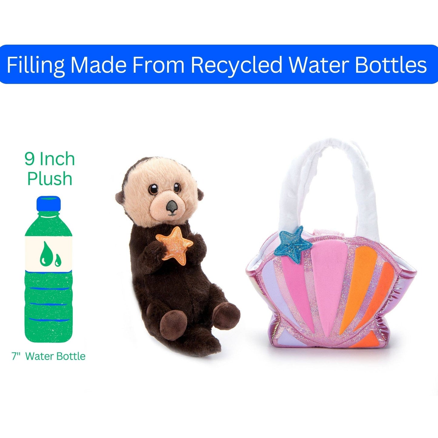 The Petting Zoo - Purse & Plush Sea Otter