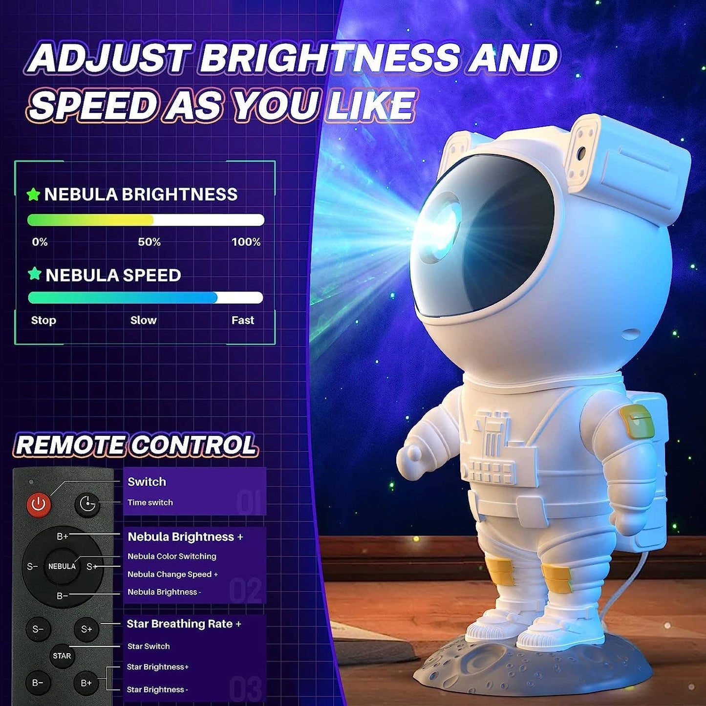 Dan Adora - Astronaut Galaxy Projector