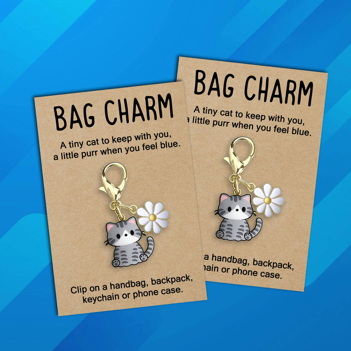 Coastal Creators of Connecticut. - Cat Bag Charms