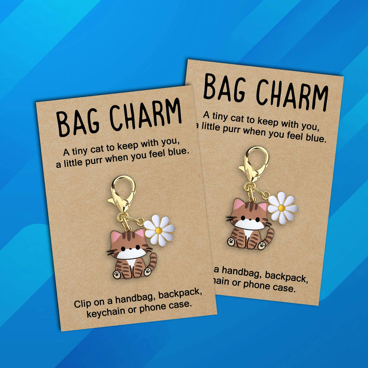 Coastal Creators of Connecticut. - Cat Bag Charms
