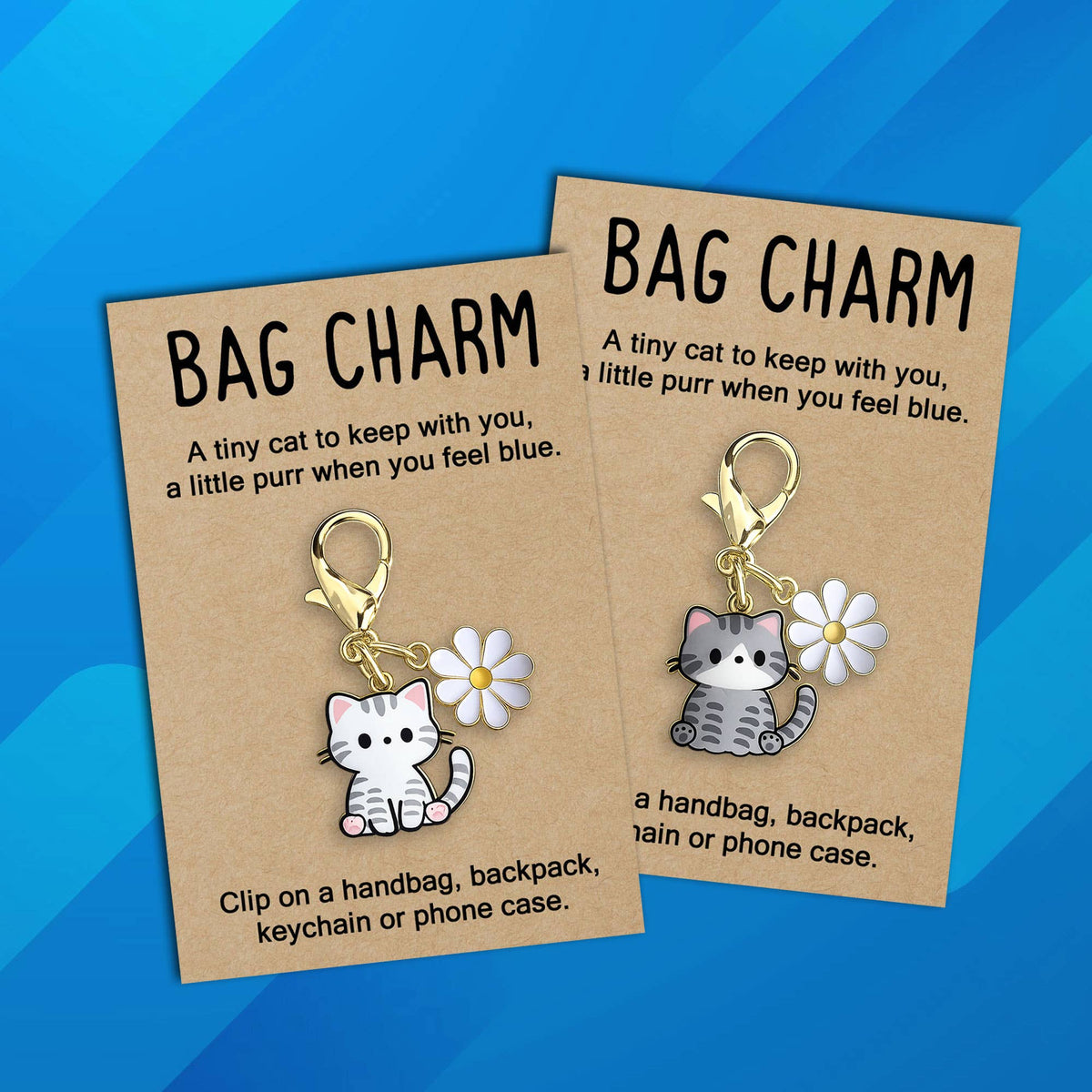 Coastal Creators of Connecticut. - Cat Bag Charms