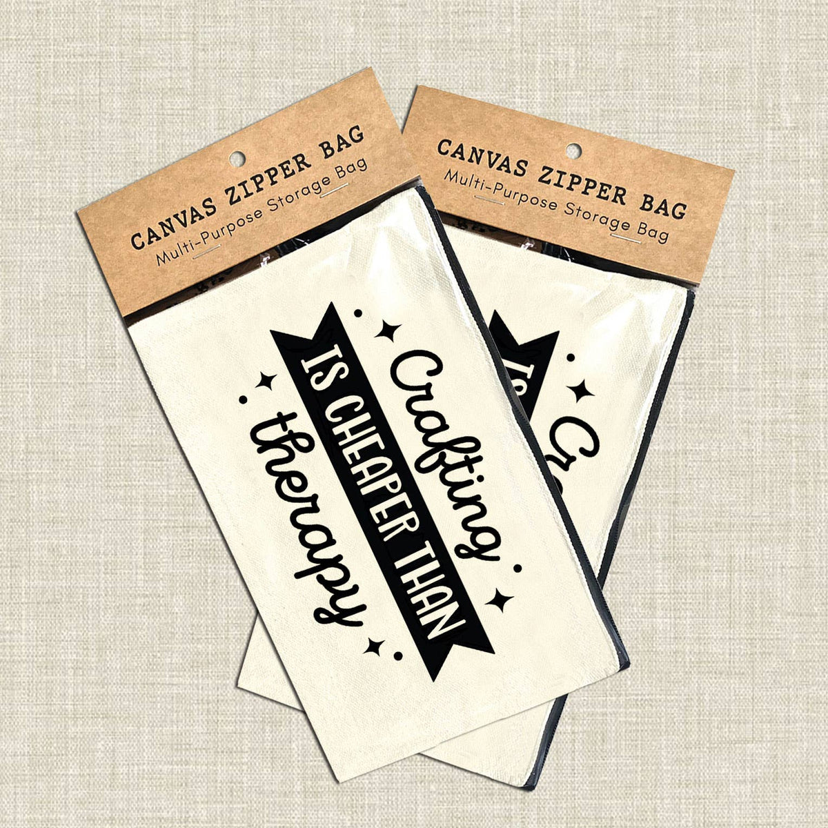 Coastal Creators of Connecticut - Crafting is Cheaper than Therapy Bag