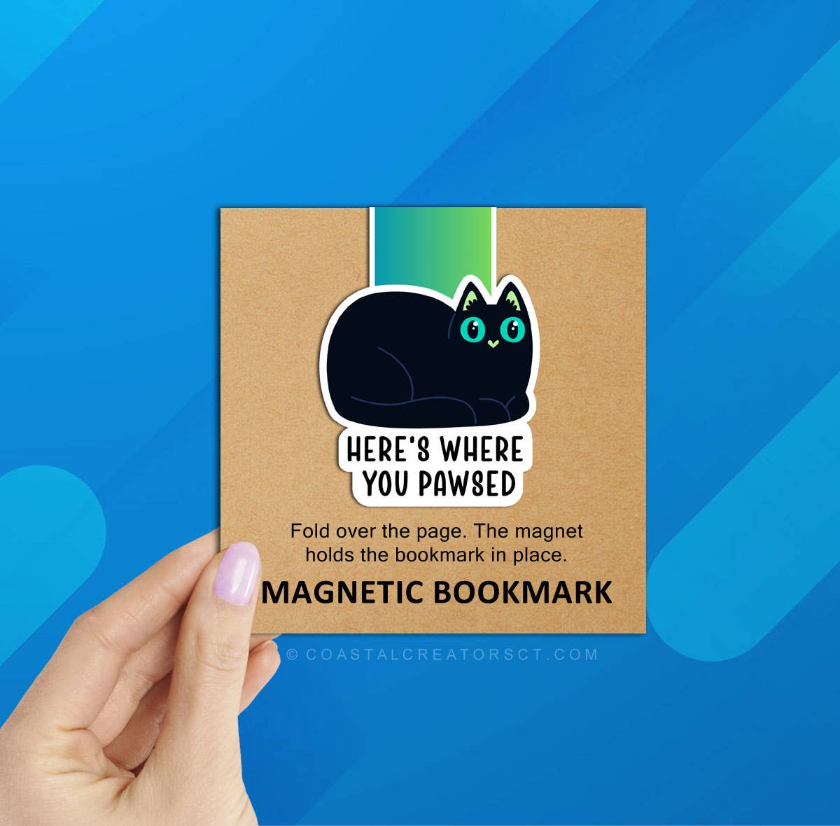 Coastal Creators of Connecticut - The Mew Yorker Cat Journal w/ Magnetic Bookmark (Packaged)