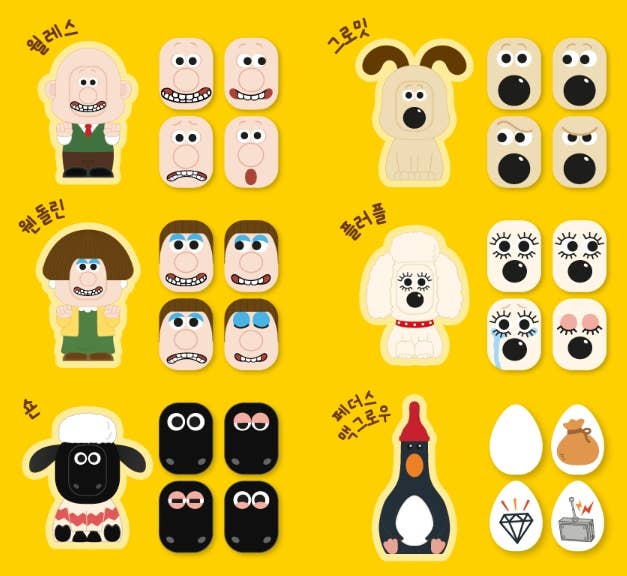 K-Wonderland - Wallace & Gromit Face Change Figure – Blind Box Collection