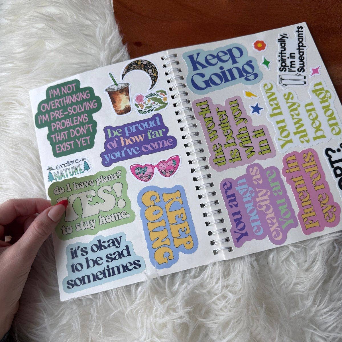 Big Moods - The Unused Sticker Book - Yellow