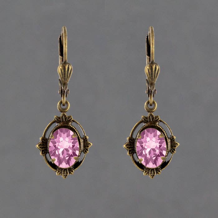 Sadie Green's Jewelry - Leaf Frame Earring
