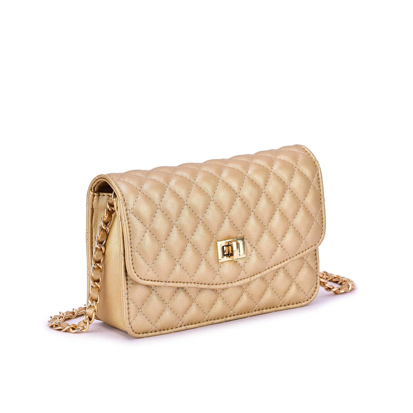 Mellow World - Amanda Quilted Crossbody Clutch