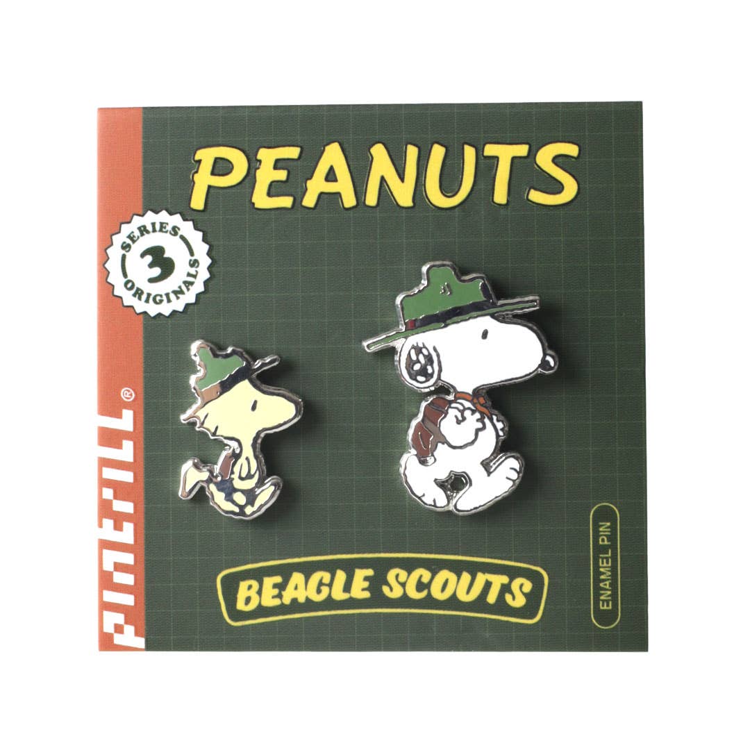 PINTRILL - Snoopy & Woodstock Beagle Scouts Set