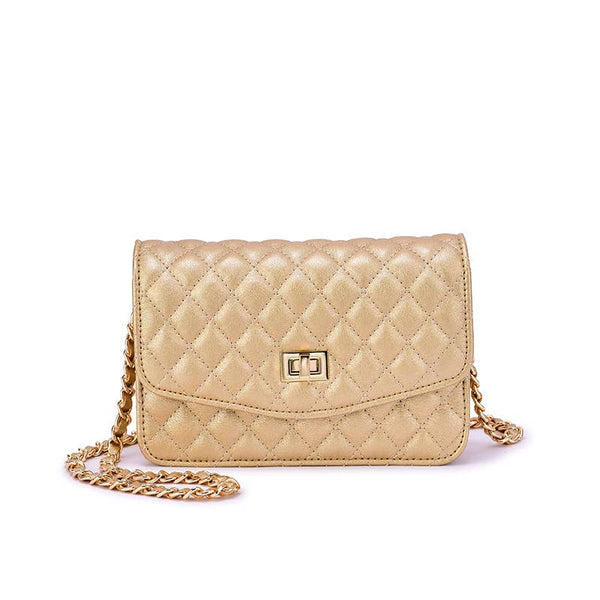 Mellow World - Amanda Quilted Crossbody Clutch