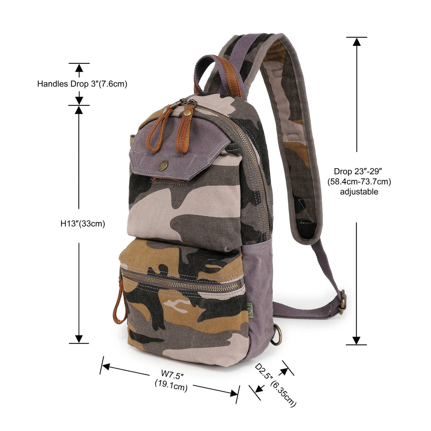 TSD Brand - Mountain Leaf Sling Bag
