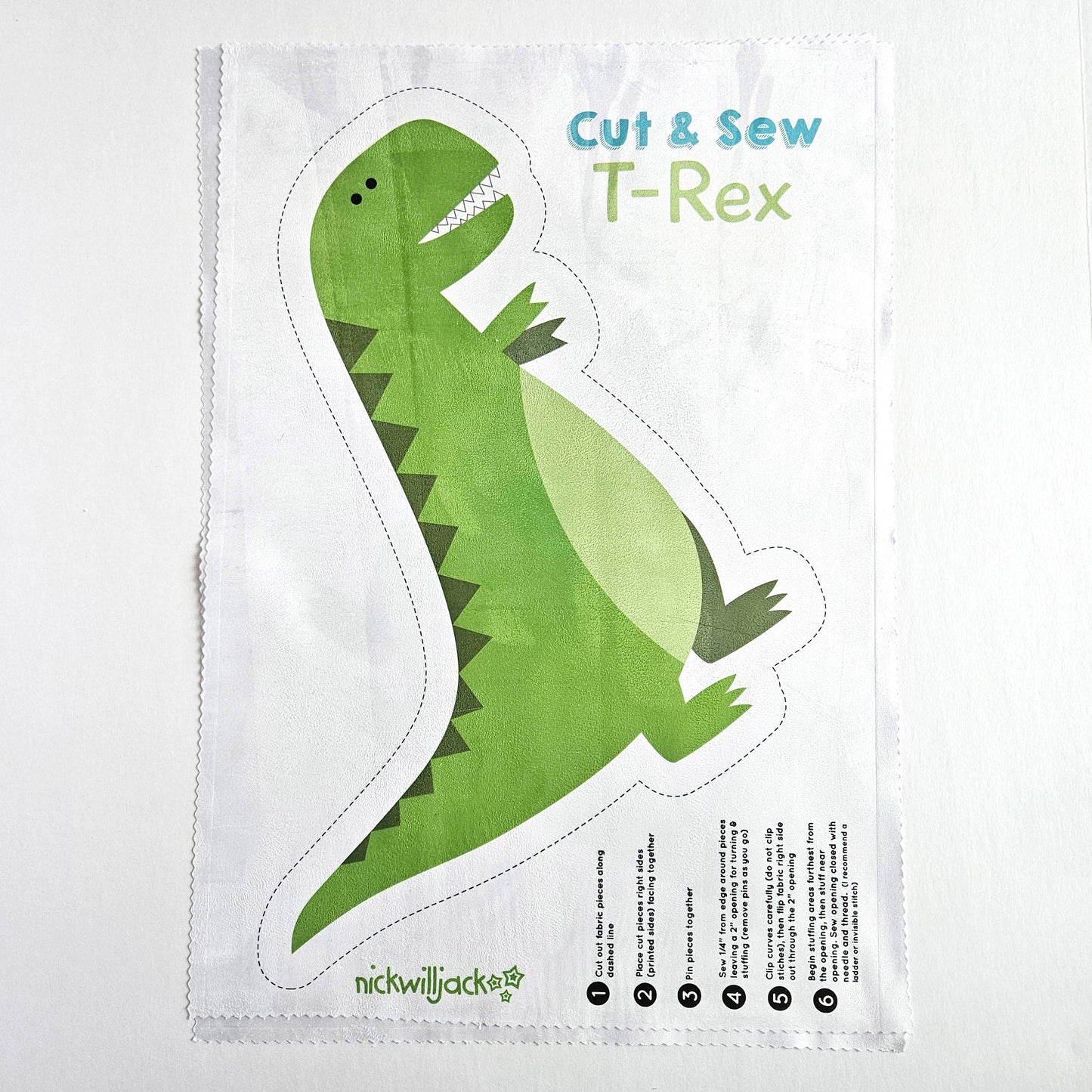 Nickwilljack - Dinosaur Sewing Craft Kit