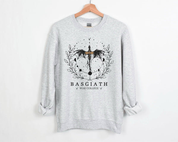 H+P Wholesale - Basgiath War College Fourth Wing Ash Graphic Crew or Tee