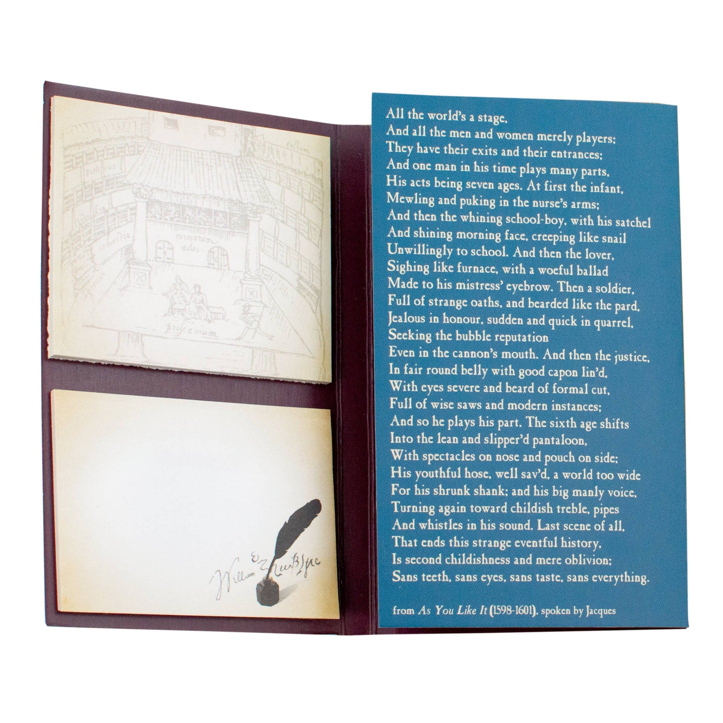 Unemployed Philosophers Guild - Shakespeare Sticky Notes