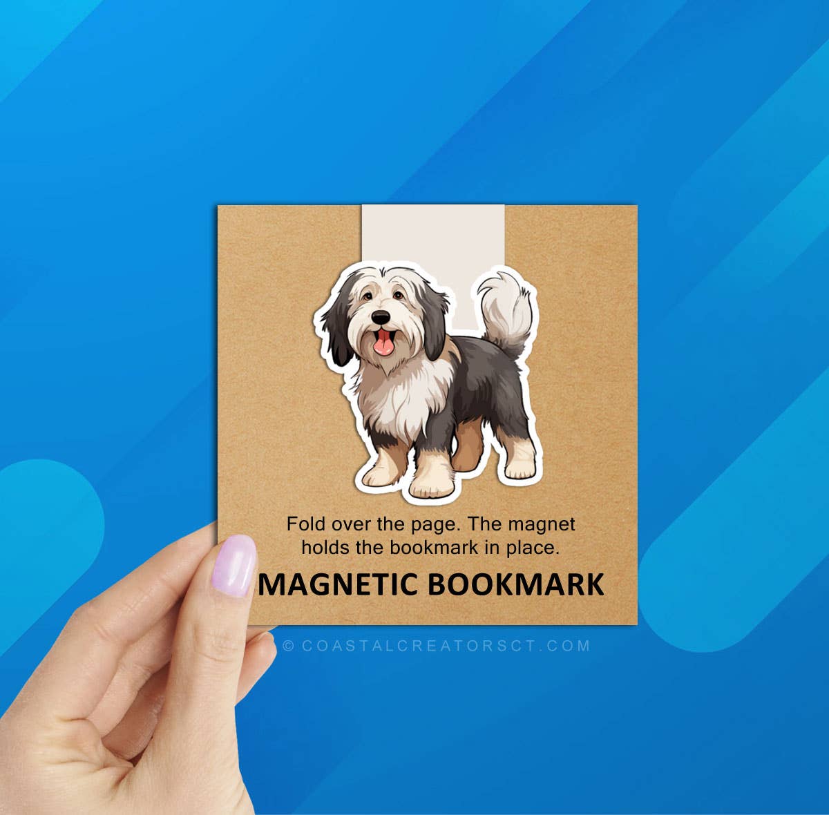 Coastal Creators of Connecticut - Gilmore Girls Sheepdog Magnetic Bookmark