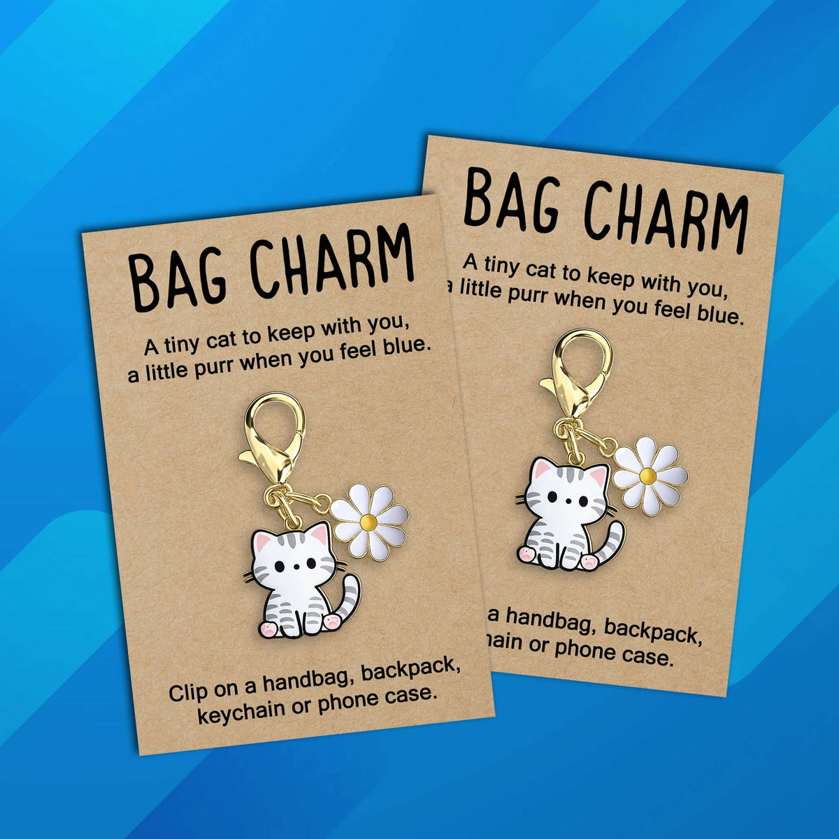 Coastal Creators of Connecticut. - Cat Bag Charms