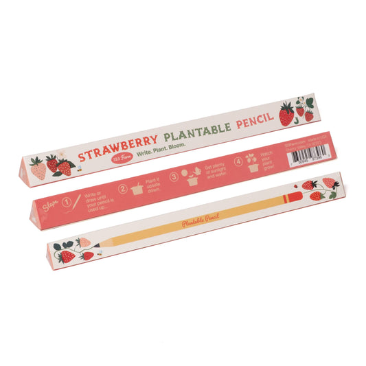 123 Farm - Strawberry Plantable Pencil – Eco-Friendly Gift
