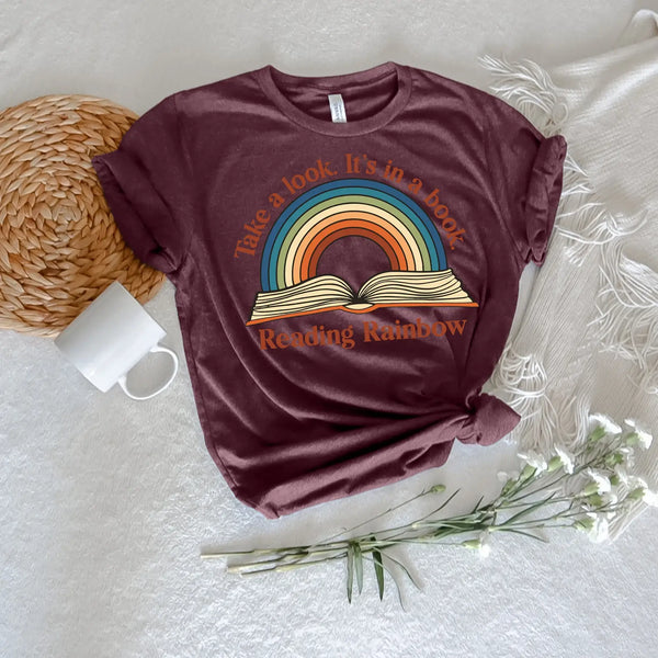 VibeClothing - Take a Look it's in a Book T-Shirt