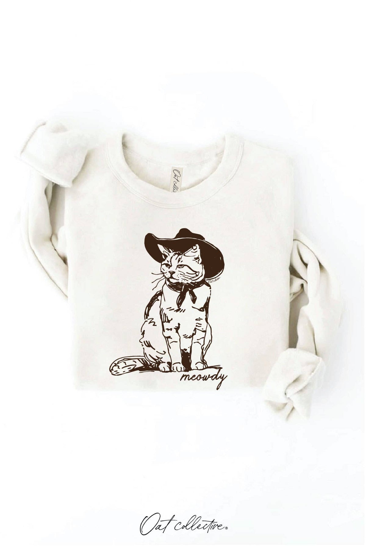 OAT COLLECTIVE - MEOWDY Graphic Sweatshirt