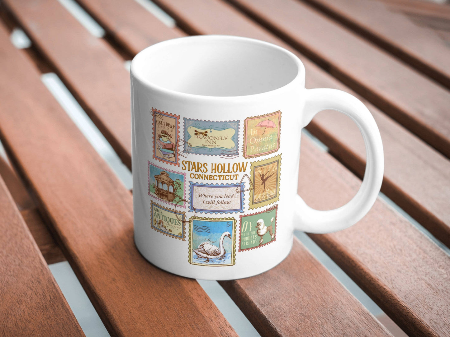 The Corner Shop - Stars Hollow Stamps - Gilmore Girls 15oz Mug