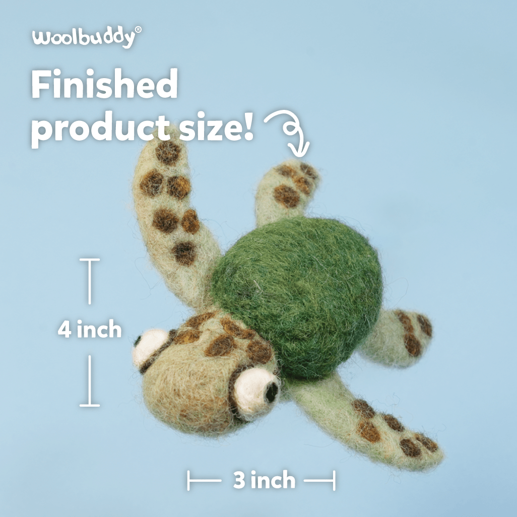 Woolbuddy - Needle Felting Kit - Sea Turtle