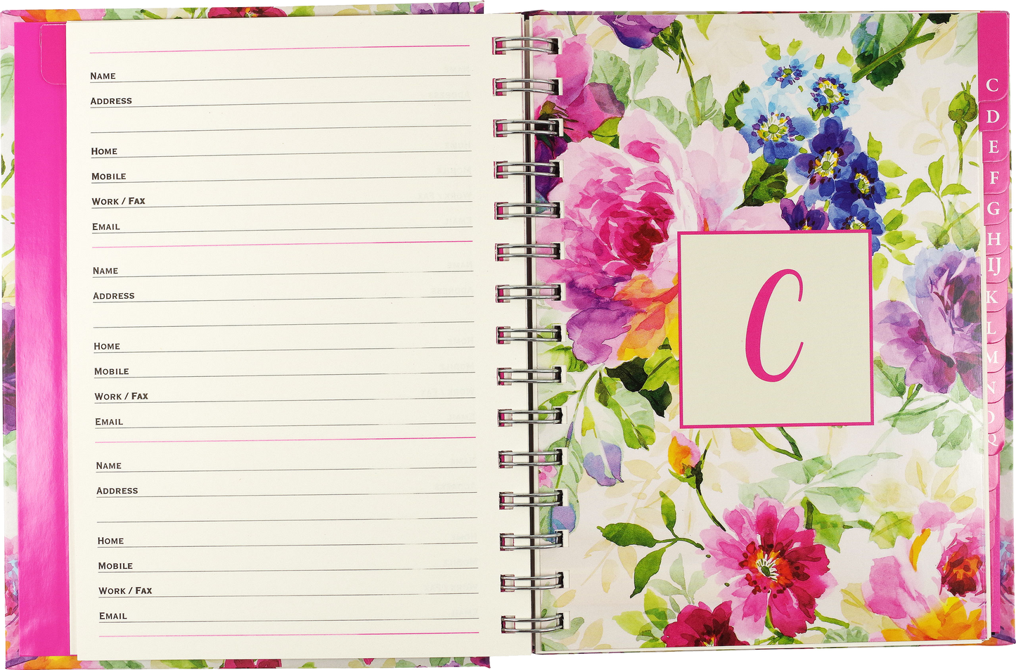 Peter Pauper Press - Peony Garden Large Address Book