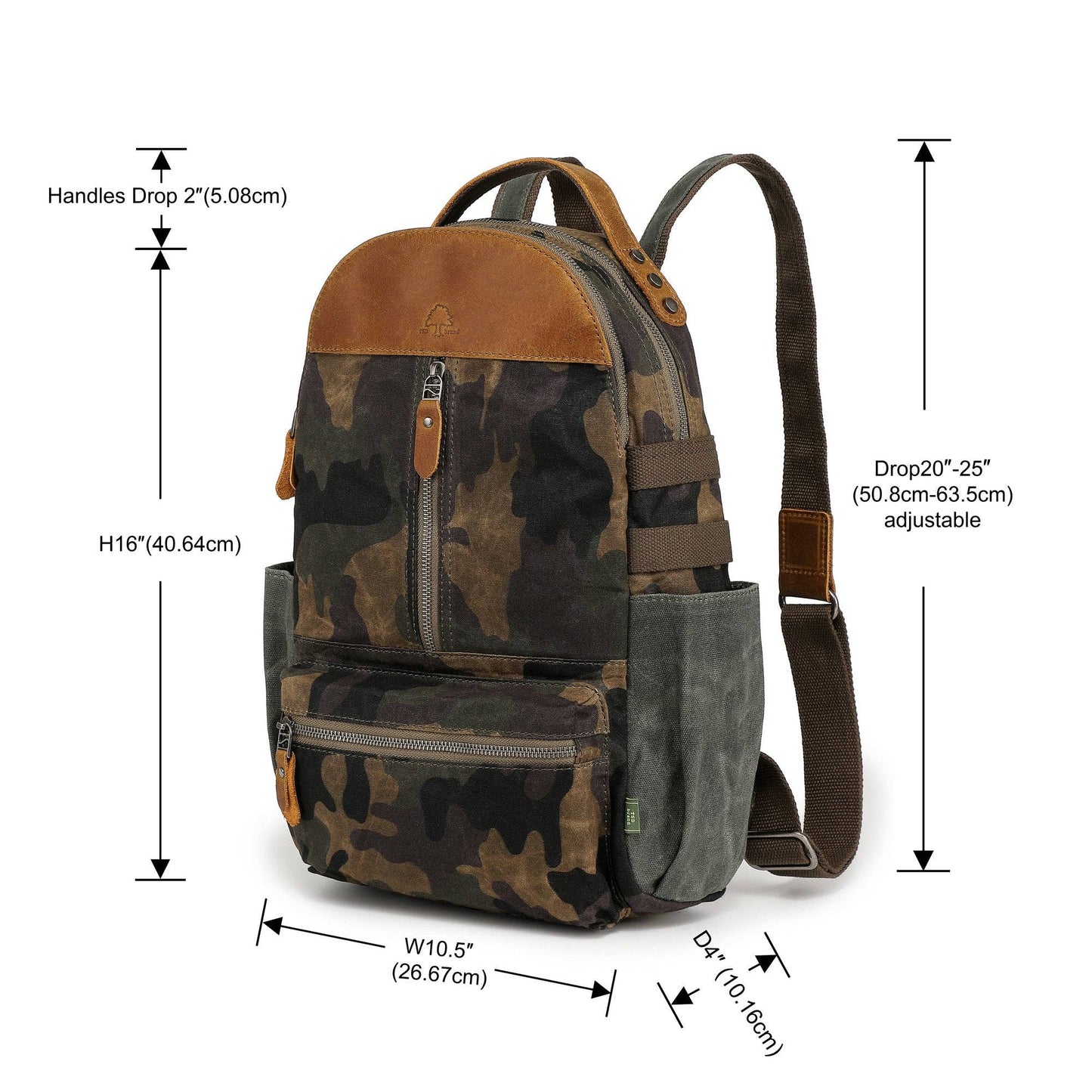 TSD Brand - Mountain Leaf Backpack