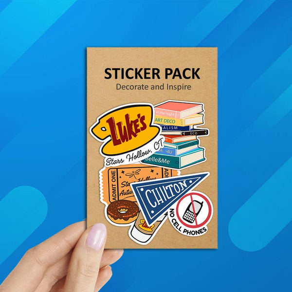 Coastal Creators of Connecticut - 4-Pack Gilmore Girls Autumn Fall Festival Sticker Pack