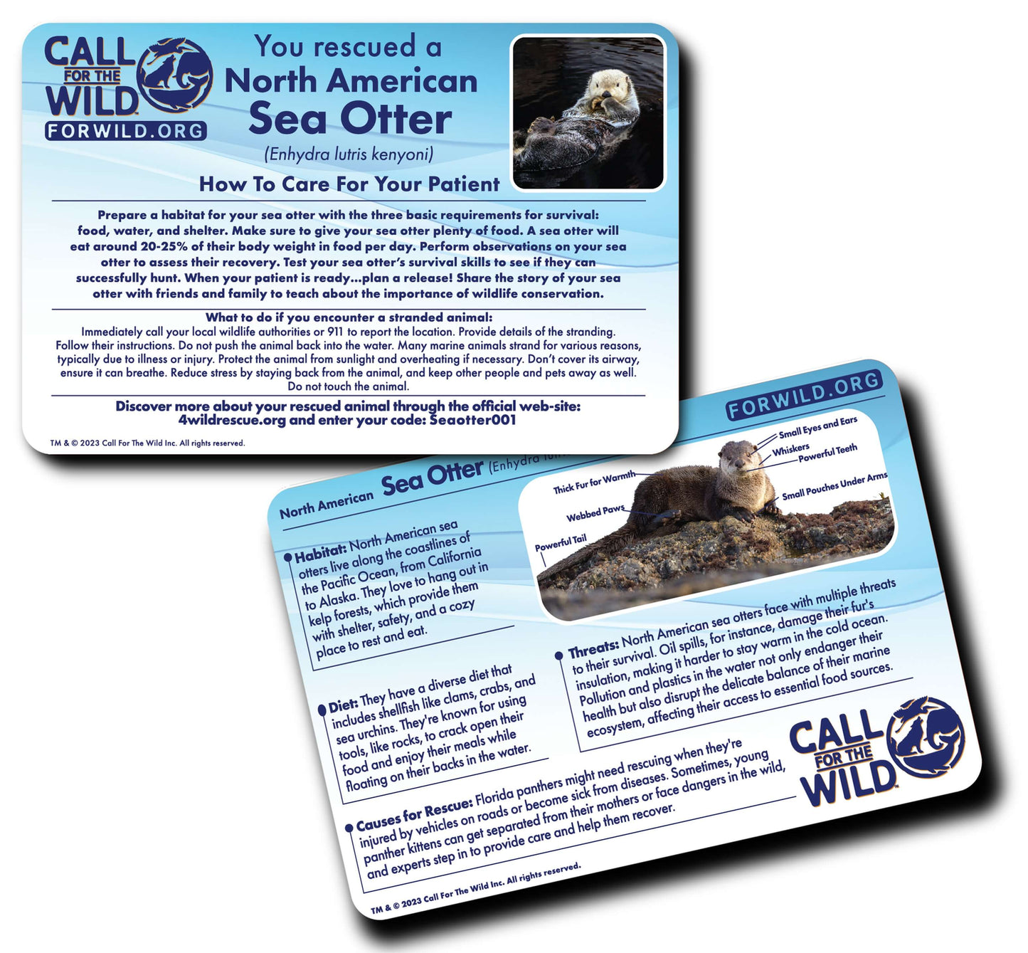 Call For The Wild - Rescue Sea Otter