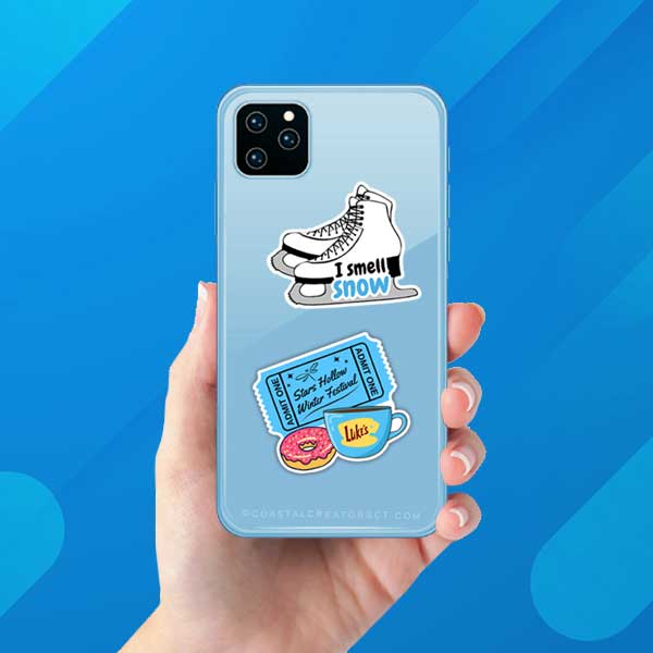 Coastal Creators of Connecticut - 4-Pack Gilmore Girls Winter Festival Sticker Pack