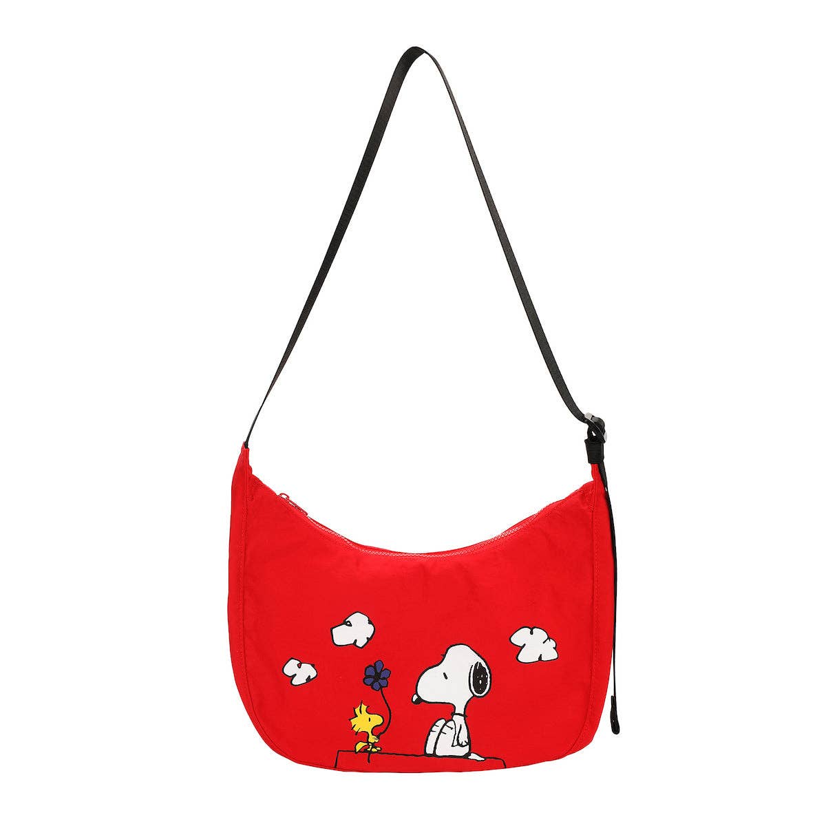 Bioworld Merchandising - Peanuts Snoopy and Woodstock Women's Red Handbag