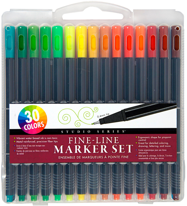 Peter Pauper Press - Studio Series Fine-Line Marker Set