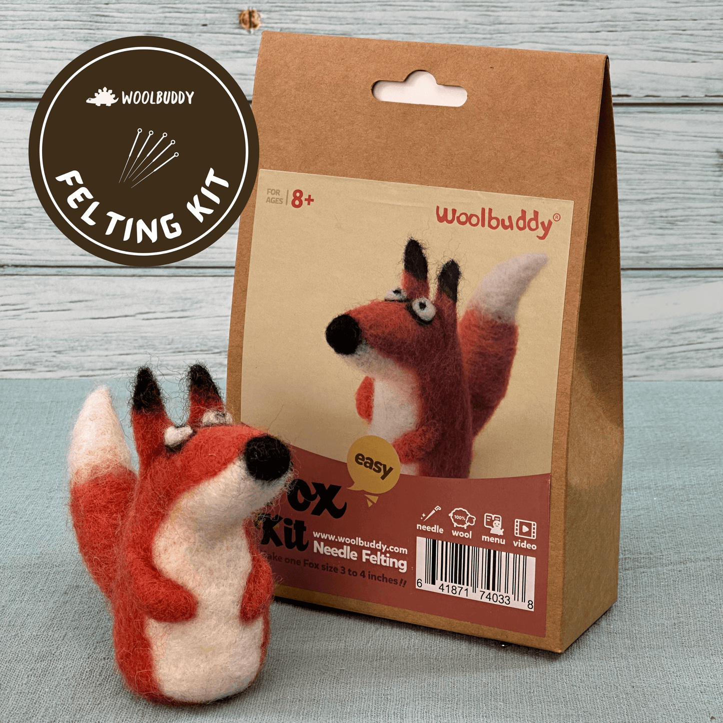 Woolbuddy - Needle Felting Kit – Wool Fox