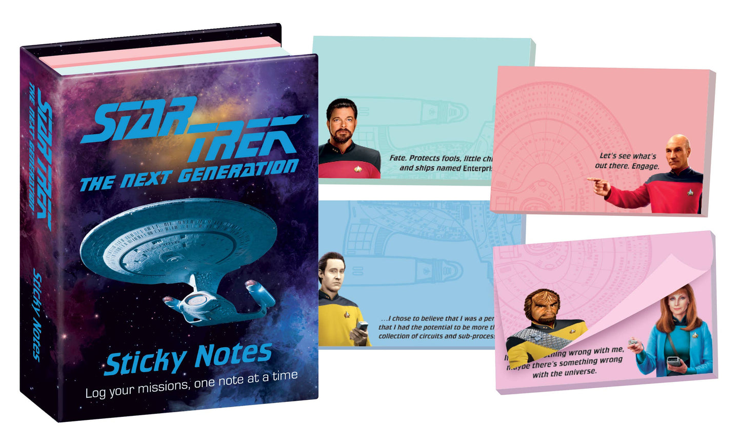 Unemployed Philosophers Guild - Star Trek Next Generation Sticky Notes