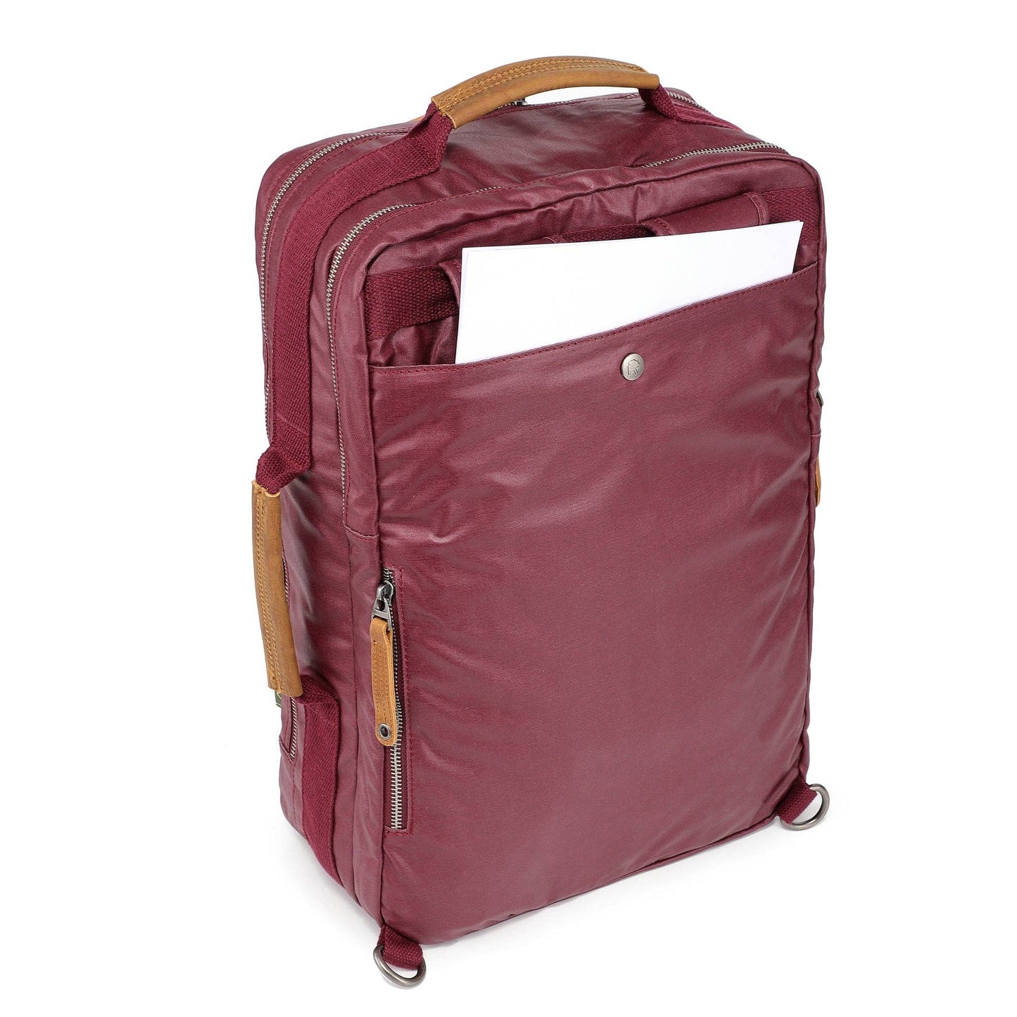TSD Brand - Madrone Coated Canvas Backpack