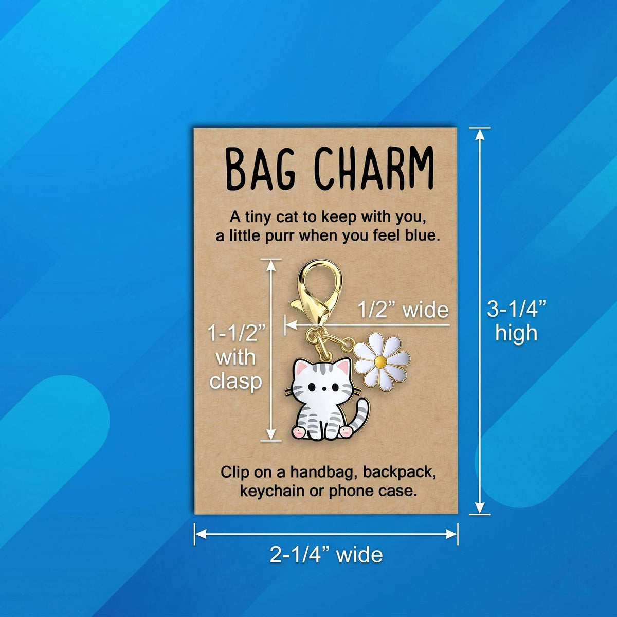 Coastal Creators of Connecticut. - Cat Bag Charms
