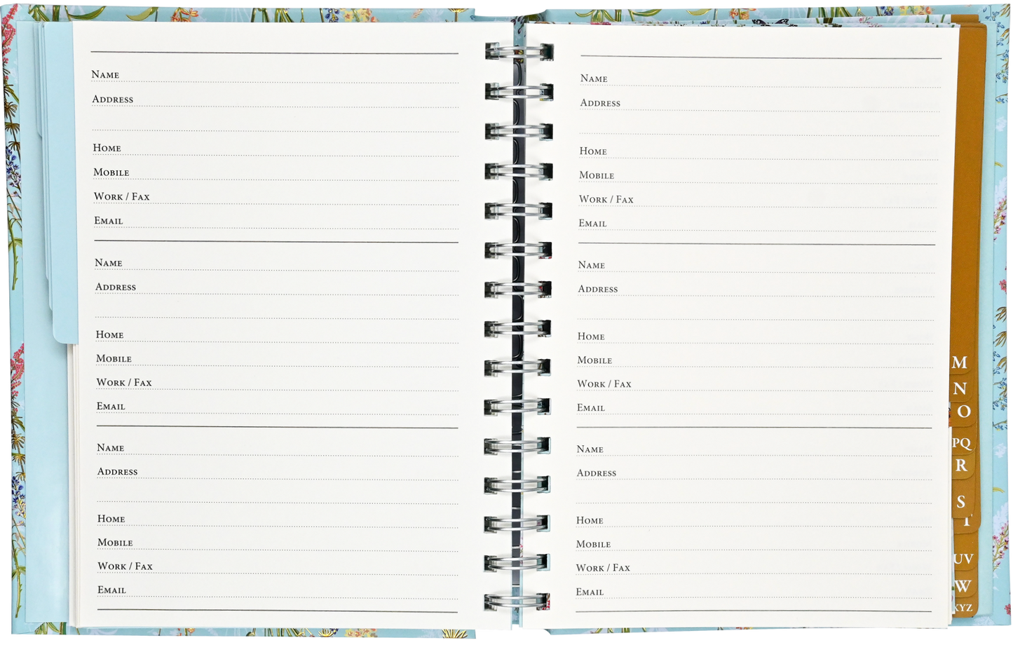 Peter Pauper Press - Blooms & Butterflies Large Address Book