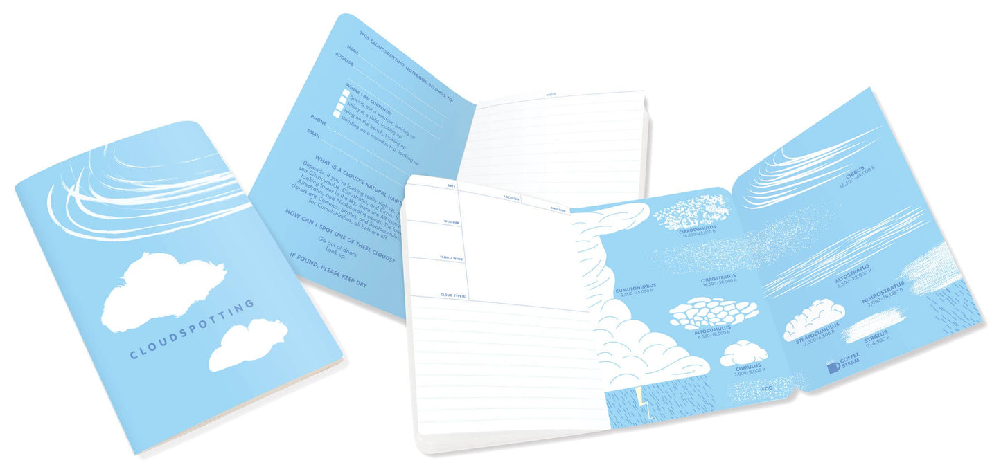 Unemployed Philosophers Guild - Full-Size Cloudspotting Notebook